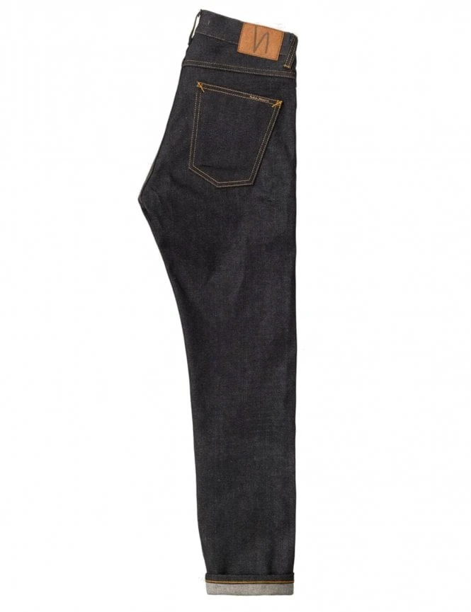 Nudie Jeans Lean Dean Selvedge Jeans - Dry True 4 Nudie Jeans Lean Dean Selvedge Jeans - Dry True - Image 2
