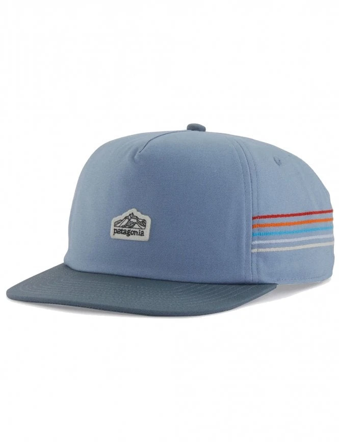 Patagonia Light Plume Grey Line Logo Ridge Stripe Funfarer Cap – Sustainable Five-Panel Snapback 3 Patagonia Light Plume Grey Line Logo Ridge Stripe Funfarer Cap – Sustainable Five-Panel Snapback
