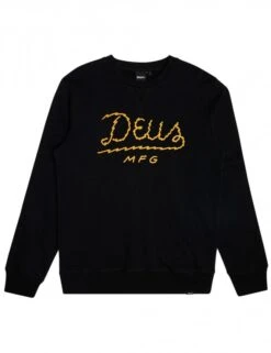Deus Ex Machina Livewire Crew Sweat - Black