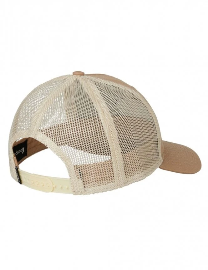 Cotopaxi Desert Tan Llama Trucker Hat – Woven Mascot Patch Curved Bill Mesh Back Cap 4 Cotopaxi Desert Tan Llama Trucker Hat – Woven Mascot Patch Curved Bill Mesh Back Cap - Image 2