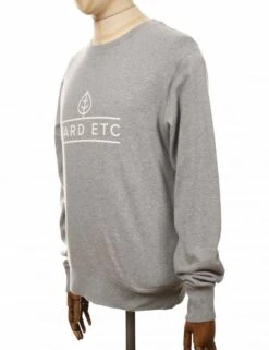 Logo Crew Sweat - Grey Heather -Fatbuddha Store logo crew sweat grey heather p29580 102101 medium