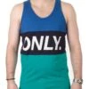 Logo Sports Tank - Navy/Green -Fatbuddha Store logo sports tank navy green p10061 37937 medium