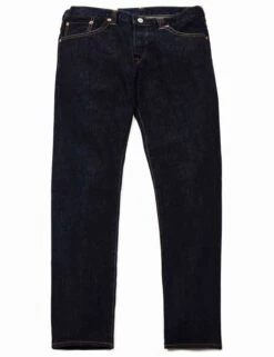 Loose Straight Rainbow Selvedge Jeans - Blue Rinsed