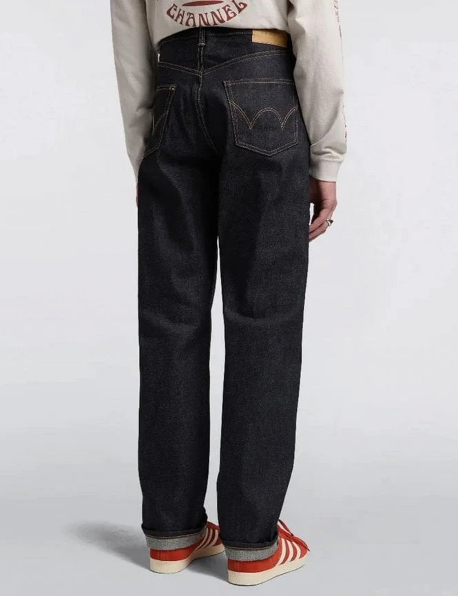 Loose Straight Rainbow Selvedge Jeans - Blue Unwashed 9 Loose Straight Rainbow Selvedge Jeans - Blue Unwashed - Image 7