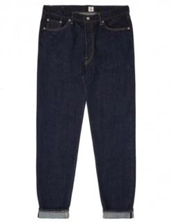 Loose Tapered Kurabo Red Selvedge Jeans - Blue Rinsed