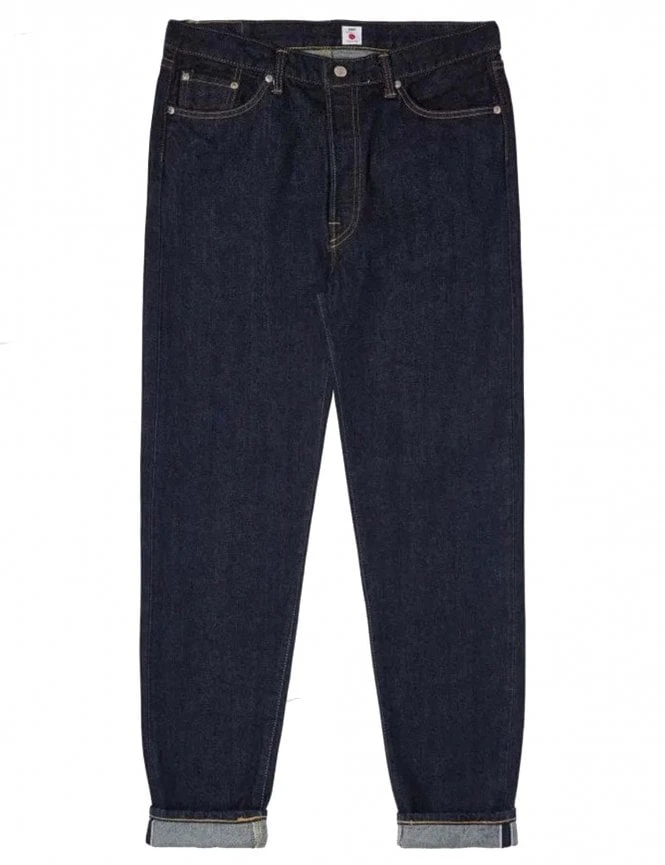 Loose Tapered Kurabo Red Selvedge Jeans - Blue Rinsed 3 Loose Tapered Kurabo Red Selvedge Jeans - Blue Rinsed