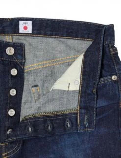 Loose Tapered Rainbow Selvedge Jeans - Blue Dark Used Wash -Fatbuddha Store loose tapered rainbow selvedge jeans blue dark used wash p31478 110787 medium