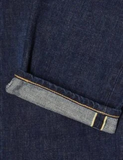 Loose Tapered Rainbow Selvedge Jeans - Blue Dark Used Wash -Fatbuddha Store loose tapered rainbow selvedge jeans blue dark used wash p31478 110788 medium