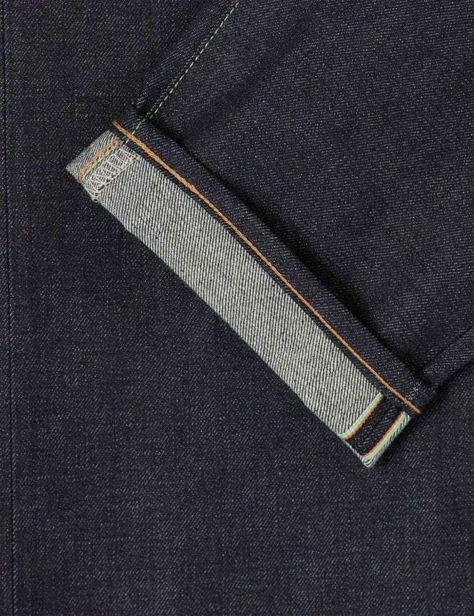 Loose Tapered Rainbow Selvedge Jeans - Blue Unwashed 4 Loose Tapered Rainbow Selvedge Jeans - Blue Unwashed - Image 2