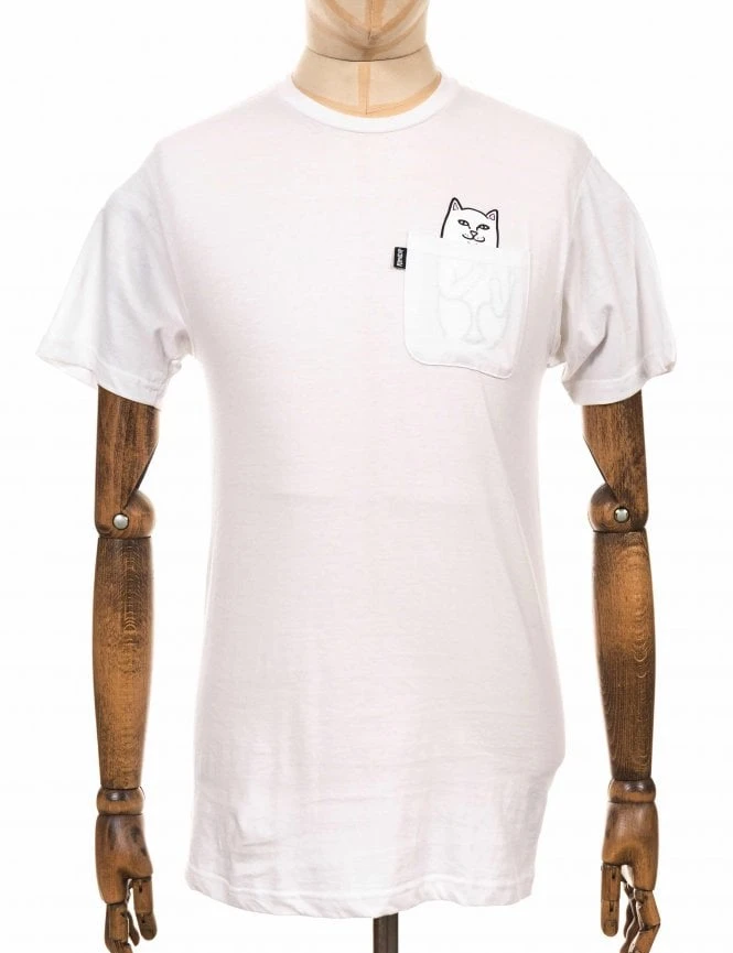 Lord Nermal Pocket Tee - White 3 Lord Nermal Pocket Tee - White