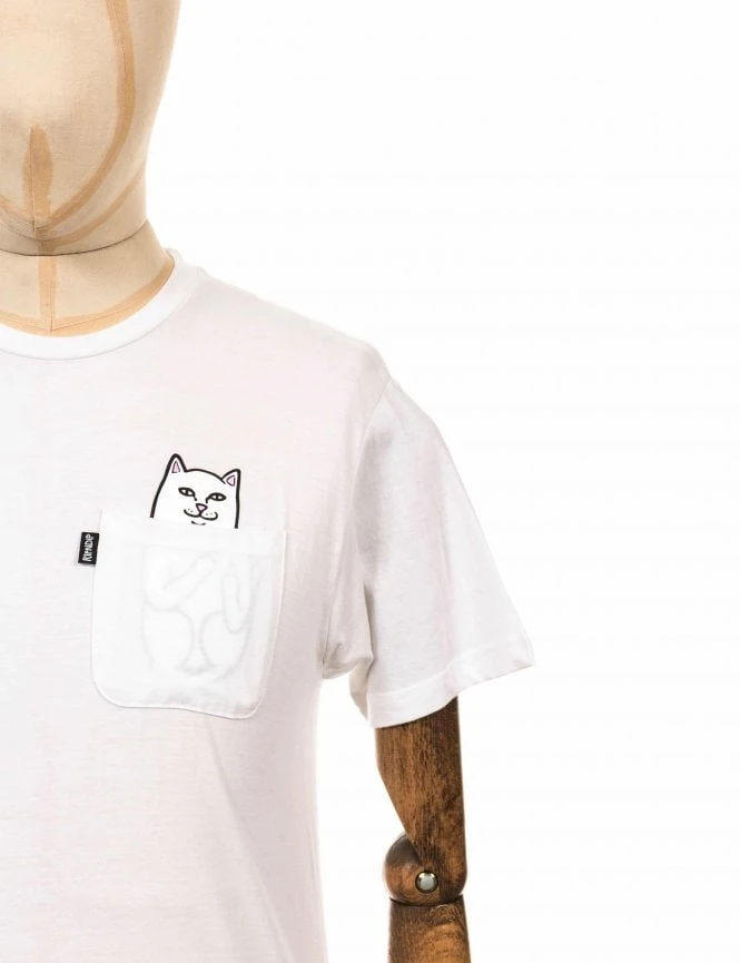 Lord Nermal Pocket Tee - White 5 Lord Nermal Pocket Tee - White - Image 3