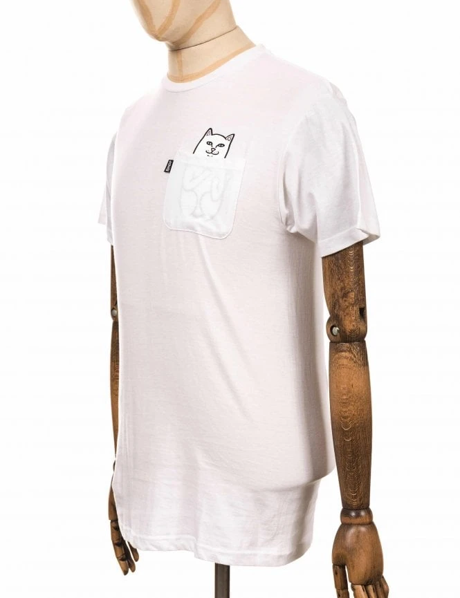 Lord Nermal Pocket Tee - White 6 Lord Nermal Pocket Tee - White - Image 4