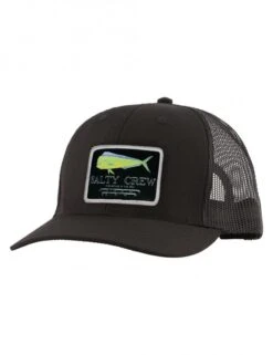 Salty Crew Mahi Mount Retro Trucker Hat - Black