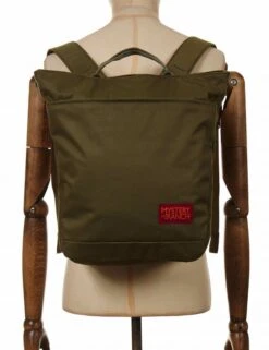 Mystery Ranch Market 18L Tote Backpack - Forest Green Hybrid Everyday Bag
