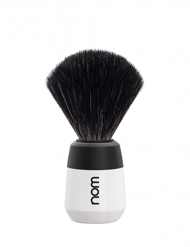Max Black Fibre Shaving Brush - White 3 Max Black Fibre Shaving Brush - White