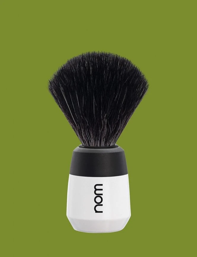 Max Black Fibre Shaving Brush - White 4 Max Black Fibre Shaving Brush - White - Image 2