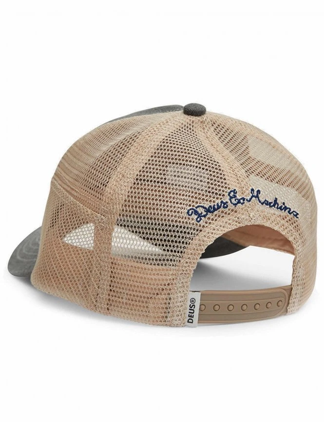 Deus Ex Machina Phantom Black Melodies Trucker Hat – Curved Bill Mesh Back Snapback 4 Deus Ex Machina Phantom Black Melodies Trucker Hat – Curved Bill Mesh Back Snapback - Image 2