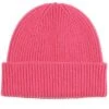 Colorful Standard Bubblegum Pink Merino Wool - Extra Fine Ribbed Knit Beanie Hat -Fatbuddha Store merino wool beanie hat bubblegum pink p27237 118070 medium