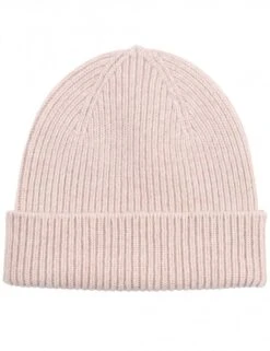 Colorful Standard Ivory White Merino Wool - Classic Ribbed Folded Cuff Beanie Hat