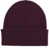 Colorful Standard Oxblood Red Minimalist Extra Fine Merino Wool Cuffed Beanie Hat -Fatbuddha Store merino wool beanie hat oxblood red p25648 118054 medium