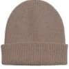 Colorful Standard Warm Taupe Italian Merino Wool – Classic Ribbed Knit Beanie Hat -Fatbuddha Store merino wool beanie hat warm taupe p28289 118078 medium