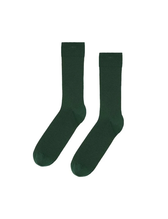 Colorful Standard Emerald Green Merino Wool Blend Crew Socks 3 Colorful Standard Emerald Green Merino Wool Blend Crew Socks