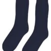 Colorful Standard Navy Blue Recycled Merino Wool Blend Bulky Above-the-Ankle Socks -Fatbuddha Store merino wool blend socks navy blue p31283 107932 medium