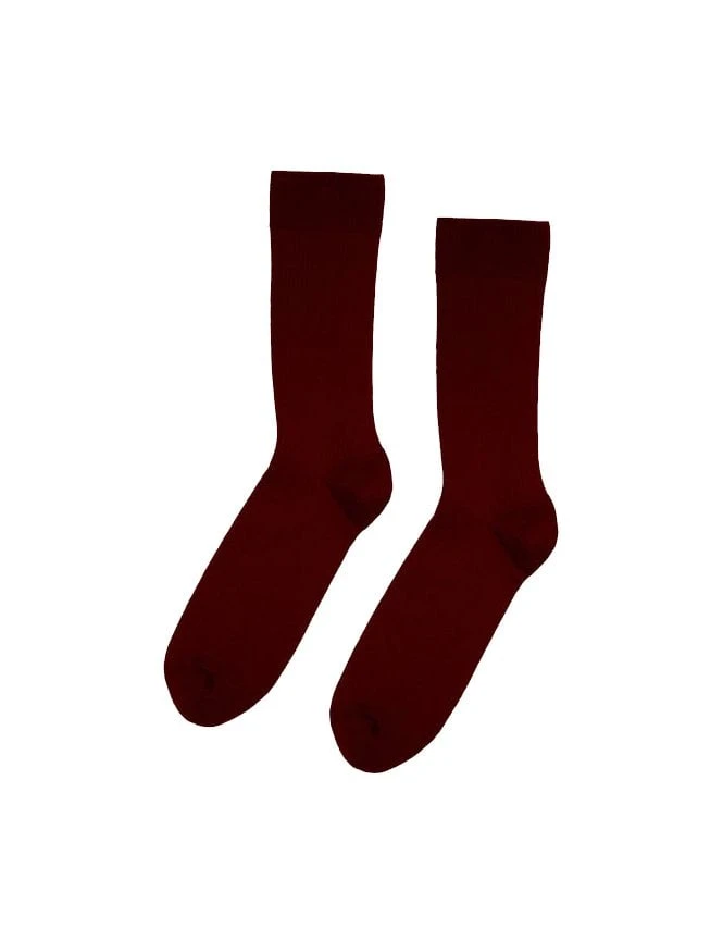 Colorful Standard Merino Wool Blend Socks - Oxblood Red 3 Colorful Standard Merino Wool Blend Socks - Oxblood Red