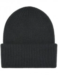 Colorful Standard Hunter Green Merino Wool Chunky Beanie – Double Fold Italian Knit Hat