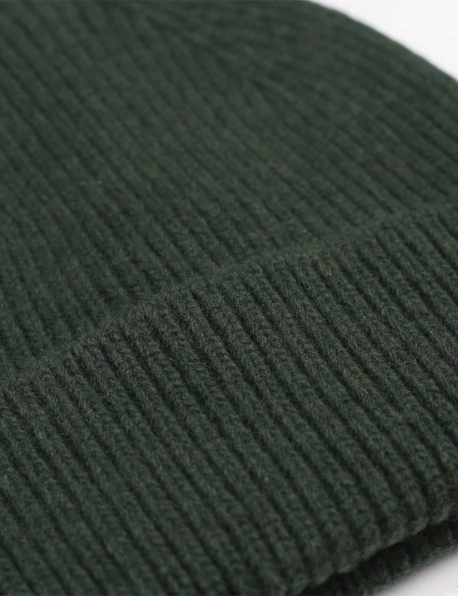 Colorful Standard Hunter Green Merino Wool Chunky Beanie – Double Fold Italian Knit Hat 4 Colorful Standard Hunter Green Merino Wool Chunky Beanie – Double Fold Italian Knit Hat - Image 2