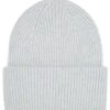 Colorful Standard Limestone Grey Merino Wool Chunky Beanie – 100% Extra Fine Italian Wool Ribbed Hat