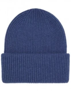Colorful Standard Merino Wool Chunky Beanie Hat - Royal Blue