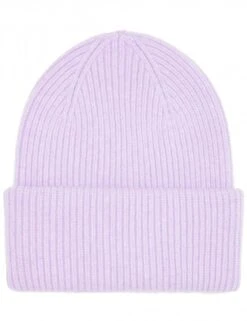 Colorful Standard Soft Lavender - 100% Italian Merino Wool Double Fold Chunky Beanie