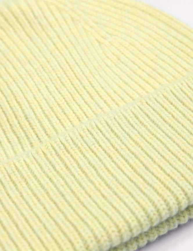 Colorful Standard Soft Yellow Merino Wool Chunky Beanie – Italian Extra Fine Double Fold Hat 4 Colorful Standard Soft Yellow Merino Wool Chunky Beanie – Italian Extra Fine Double Fold Hat - Image 2