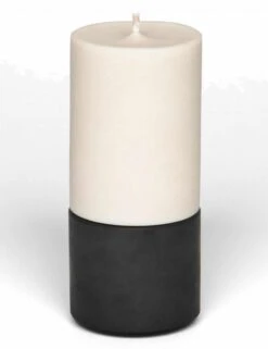 Mid Candle - Black And Tobacco