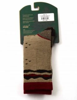 Danner Midweight Merino Trail 2650 Crew Socks - Heather Brown Hiking Socks -Fatbuddha Store midweight merino trail 2650 crew socks brown p27695 100355 medium