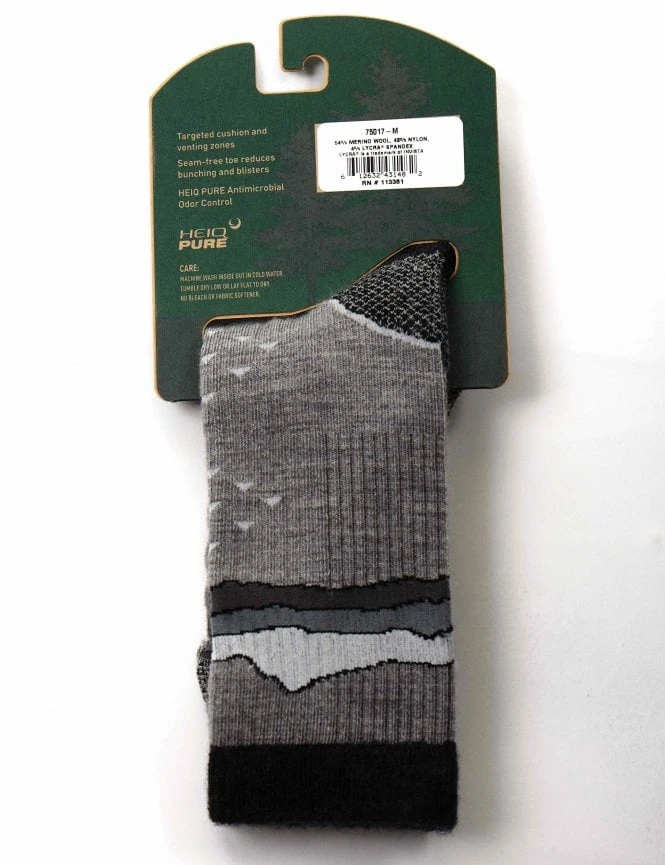 Danner Midweight Merino Trail 2650 Grey Crew Socks – Performance Breathable Hiking Socks 5 Danner Midweight Merino Trail 2650 Grey Crew Socks – Performance Breathable Hiking Socks - Image 3