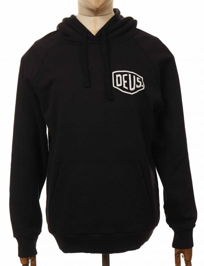 Deus Ex Machina Milano Address Hooded Sweat - Black 5 Deus Ex Machina Milano Address Hooded Sweat - Black - Image 3