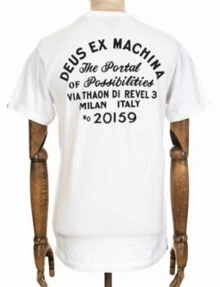 Deus Ex Machina Milano Address Pocket Tee - White