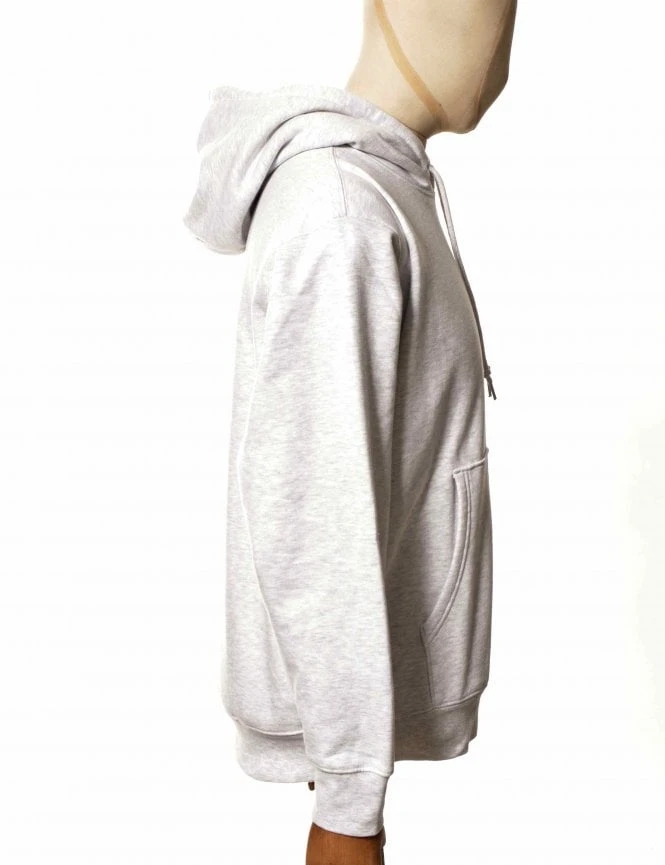 Obey Clothing Mini Box Logo Hooded Sweat - Ash 8 Obey Clothing Mini Box Logo Hooded Sweat - Ash - Image 6