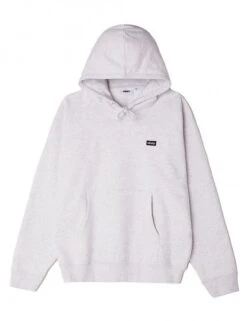 Obey Clothing Mini Box Logo Hooded Sweat - Ash