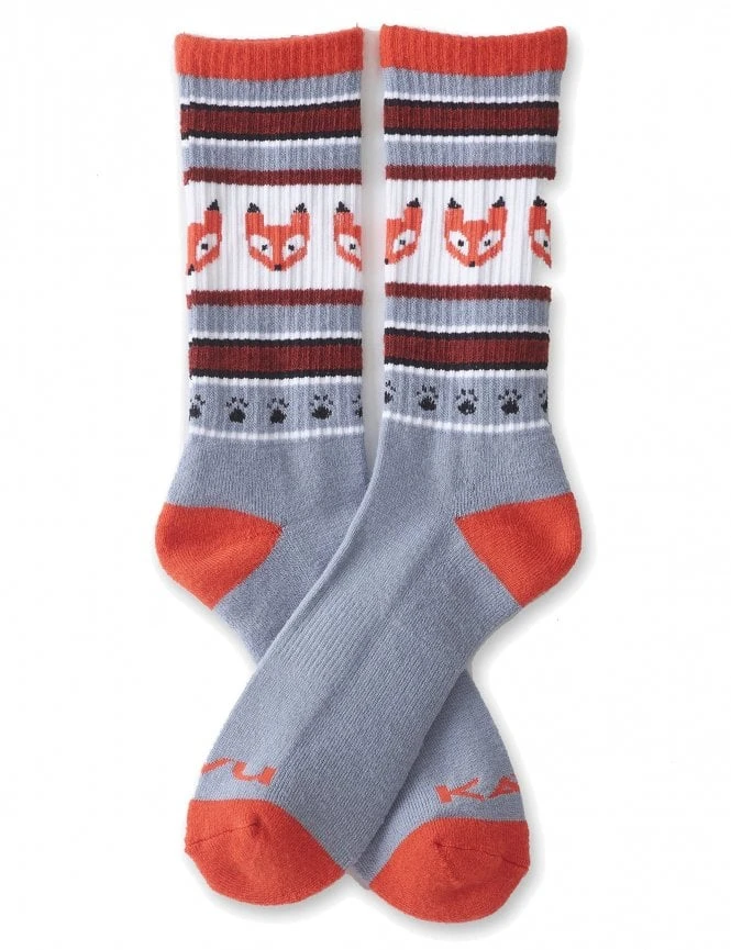 KAVU Moonwalk Sock Foxy – Jacquard Knit Mid-Crew Performance Socks 3 KAVU Moonwalk Sock Foxy – Jacquard Knit Mid-Crew Performance Socks