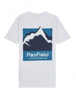 Penfield Mount Scene Graphic Tee - White