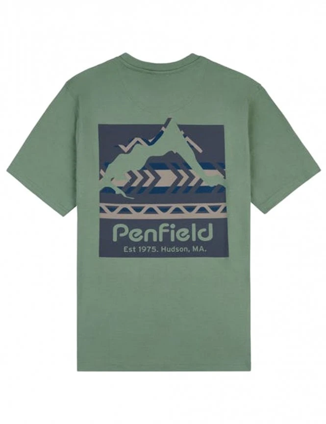 Penfield Mountain Filled Tee - Laurel Wreath 3 Penfield Mountain Filled Tee - Laurel Wreath