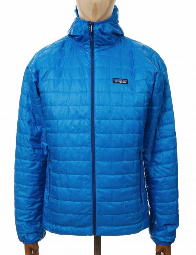 Patagonia Nano Puff Hooded Jacket - Andes Blue 3 Patagonia Nano Puff Hooded Jacket - Andes Blue