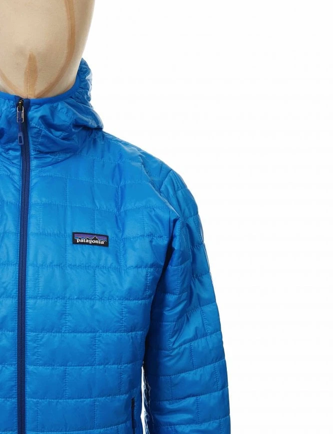 Patagonia Nano Puff Hooded Jacket - Andes Blue 5 Patagonia Nano Puff Hooded Jacket - Andes Blue - Image 3