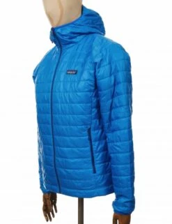 Patagonia Nano Puff Hooded Jacket - Andes Blue 10 Patagonia Nano Puff Hooded Jacket - Andes Blue -Fatbuddha Store nano puff hooded jacket andes blue p28556 99133 medium
