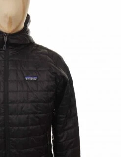 Patagonia Nano Puff Hooded Jacket - Black -Fatbuddha Store nano puff hooded jacket black p28557 99137 medium