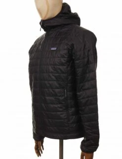 Patagonia Nano Puff Hooded Jacket - Black -Fatbuddha Store nano puff hooded jacket black p28557 99138 medium