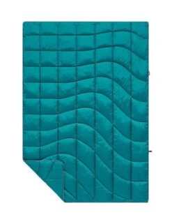 Rumpl Nanoloft Puffy Blanket - Harbour Blue
